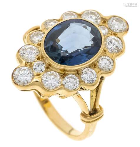 Sapphire diamond ring GG 750/0