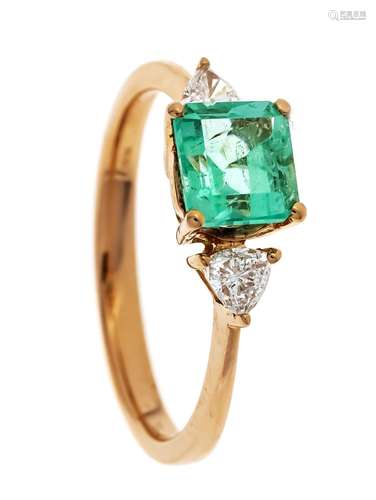 Emerald diamond ring RG 750/00