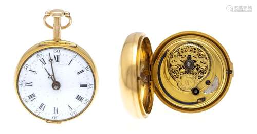 Spindle pocket watch, on the m