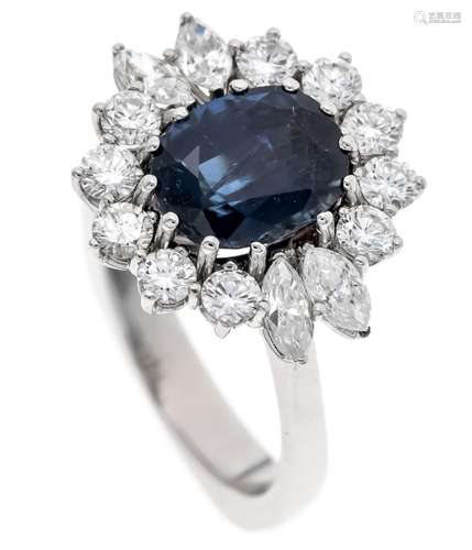 Sapphire and diamond ring WG 5