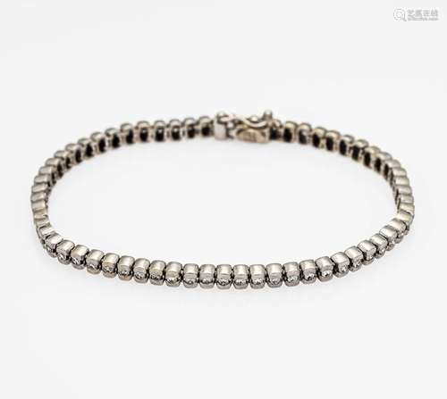 Tennis bracelet WG 750/000 wit