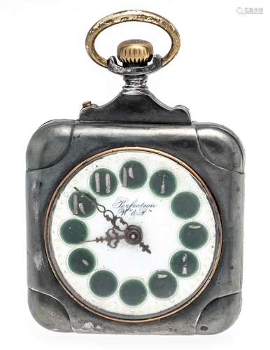 4 square men's pocket watch ir