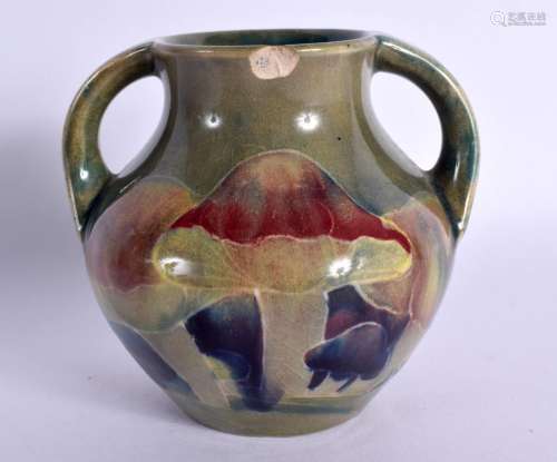 A MOORCROFT "CLAREMONT" POTTERY VASE c1920, with t...