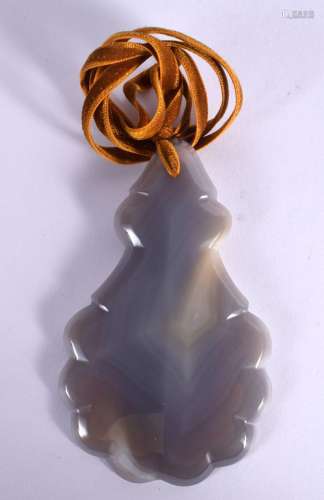 A RARE LARGE EARLY 20TH CENTURY MIDDLE EASTERN CARVED AGATE ...