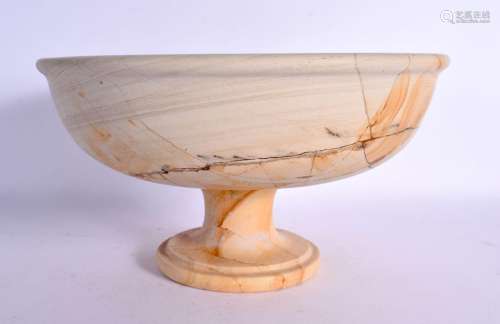 A 19TH CENTURY EUROPEAN CARVED IMITATION TERRACOTTA BOWL Aft...