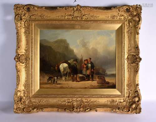A VERY FINE 19TH CENTURY OIL ON CANVAS PAINTING BY W. SHAYER...