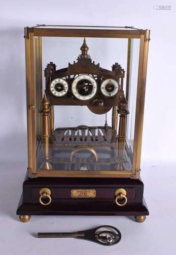 A CONTEMPORARY CONGREVE ROLLING BALL CLOCK. 40 cm x 25 cm.