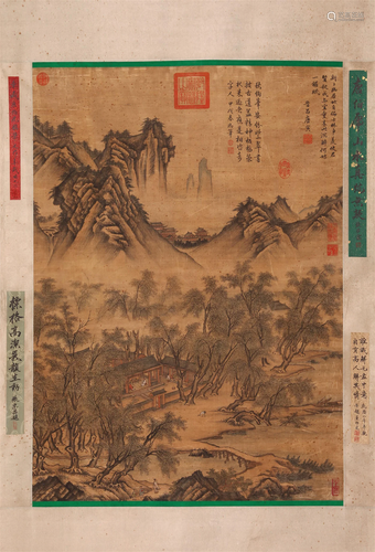 THE CHINESE PAINTING OF MOUNTAIN RETREAT, MARKED BY TANGYIN