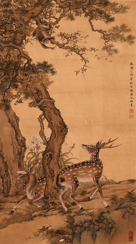 THE CHINESE PAINTING OF LULUFENGHOU, MARKED BY SHEN QUAN