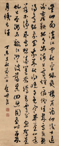 包世臣 丁未（1847）年作 草书 纸本 立轴