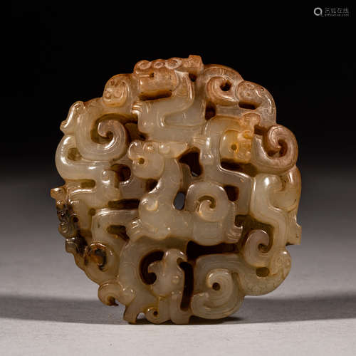 Han Dynasty of China, Hetian Jade Belt Buckle