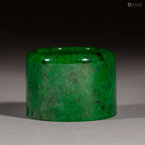 Qing Dynasty of China,Jadeite Thumb Ring