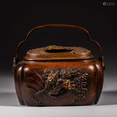 Qing Dynasty of China,Copper Lifting Beam Box