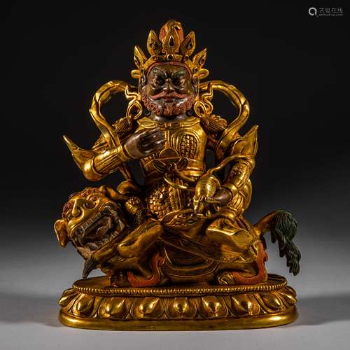 Qing Dynasty of China,Bronze Gilt Buddha Statue