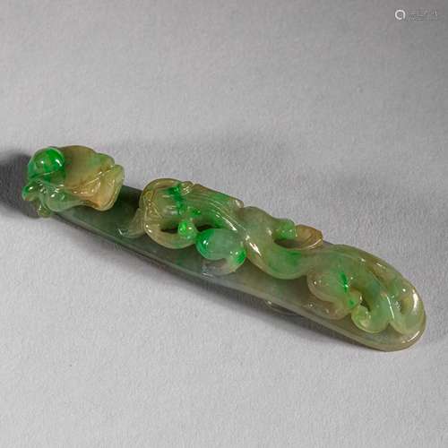 Qing Dynasty of China,Jadeite Belt Hook