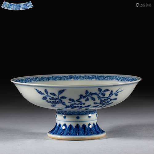 Qing Dynasty of China,Qianlong Blue and White Ritual Vessel