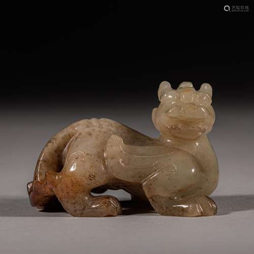 Han Dynasty of China, Hetian Jade Auspicious Beast