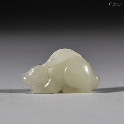 Song Dynasty of China,Hetian Jade Rabbit Pendant