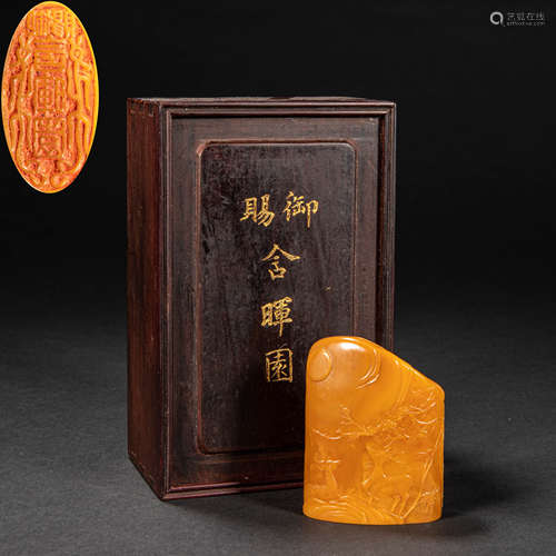 CHINESE TIAN HUANGSHI SEAL, QING DYNASTY