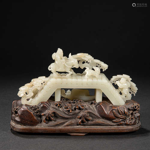 HETIAN JADE SHANZI, CHINA, QING DYNASTY