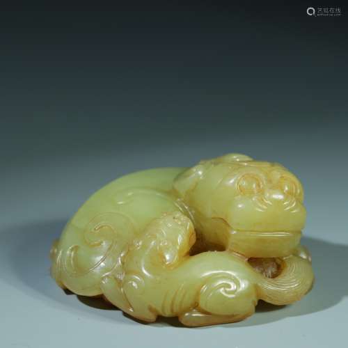 Chinese Qing Dynasty  Hetian Jade Buddha Hand Ornament