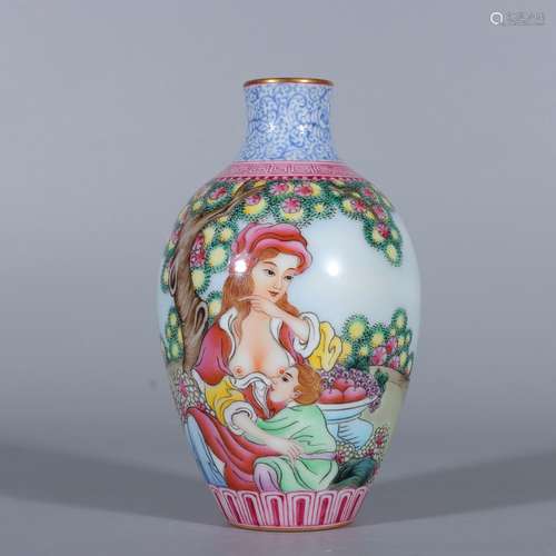 Chinese Song Dynasty -Ge Kiln Gild Vase