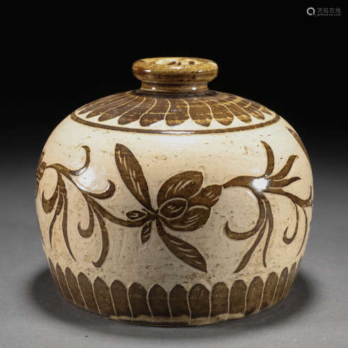 A Chinese Ting-ware Floral Vase