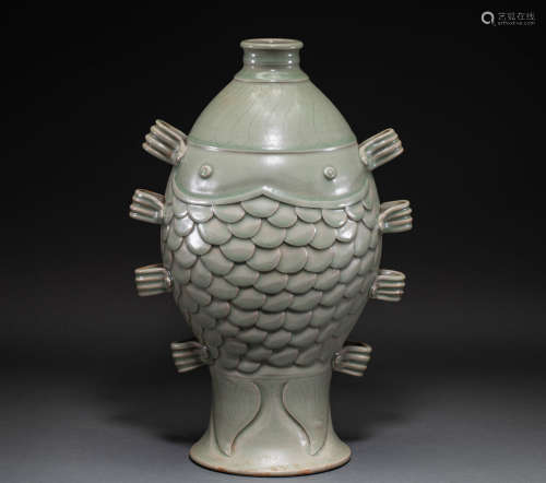 Yaozhou Kiln fish pot, China