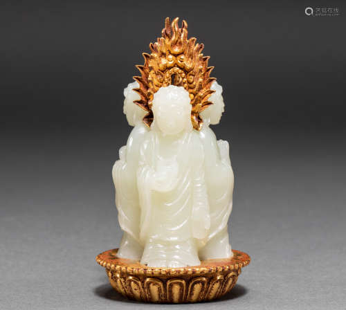 Chinese jade Buddha pendant