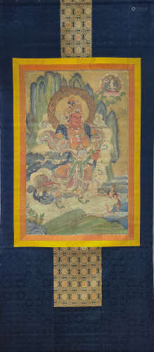 Chinese Thangka in Qing Dynasty