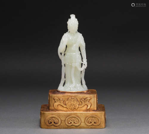 Jade Buddha statue in Hetian, China