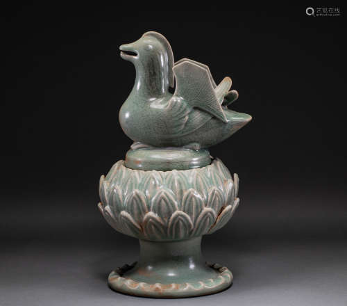 Chinese celadon censer