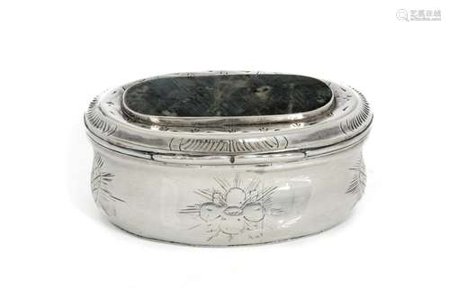 EARLY CONTINENTAL SILVER SNUFF BOX