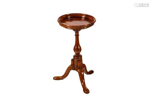 GEORGE II MAHOGANY DRINKS TABLE