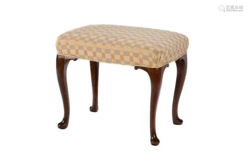 GEORGE II / III ENGLISH MAHOGANY FOOTSTOOL