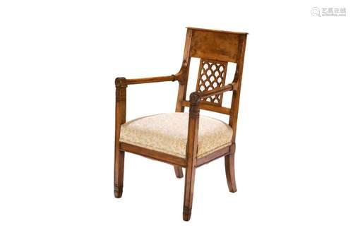 18th C GUSTAVIAN LOW ARMCHAIR