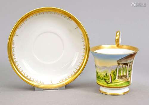 View cup with saucer, Pirkenhammer,