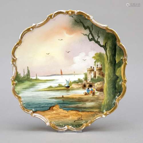 Ornamental plate, France, 19th cent