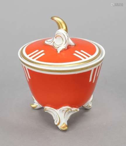 Round Art Deco lidded box, Krauthei