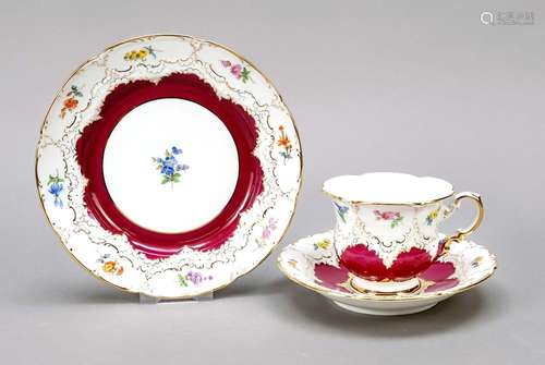 Three-piece coffee service, Meissen