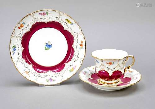 Three-piece coffee service, Meissen