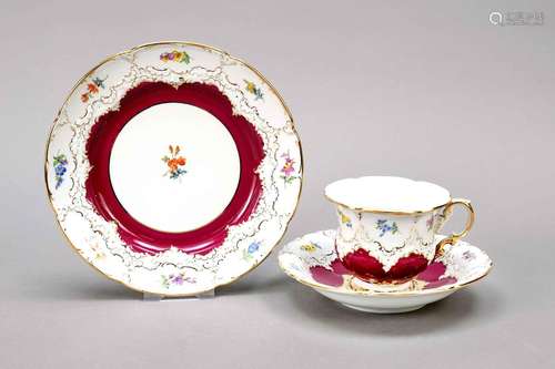 Three-piece coffee service, Meissen