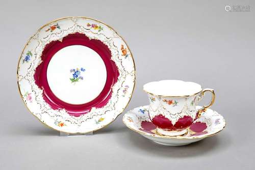 Three-piece coffee service, Meissen