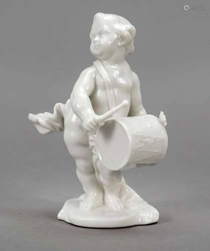 Putto with large drum, Nymphenburg,
