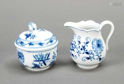 Milk and sugar, Meissen, c. 1980, 2