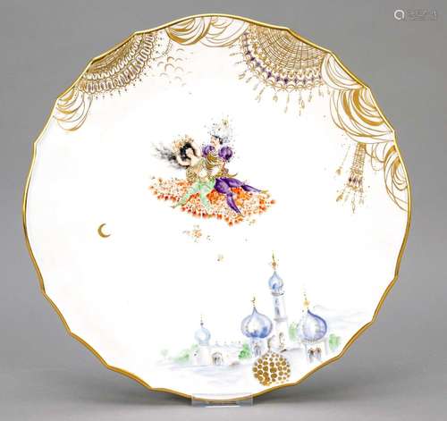 Cake plate, Meissen, mark 1972-80,