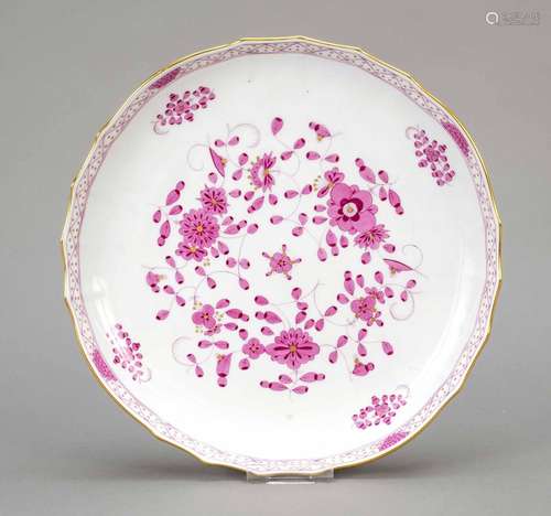 Round cake plate, Meissen, 1950s, 1