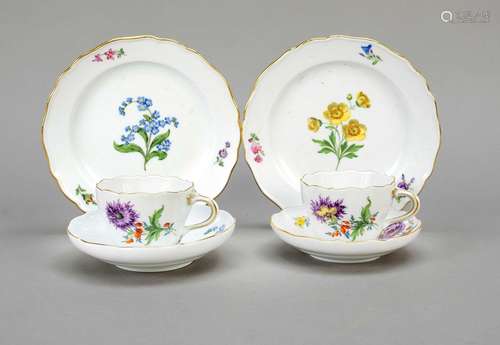 Two coffee sets, 6-pcs., Meissen, 1