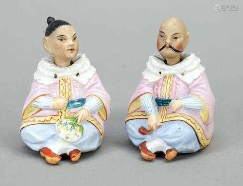 Pair of wobbling pagodas, w. Thurin