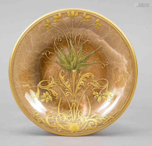 Art Nouveau bowl, KPM Berlin, c. 19